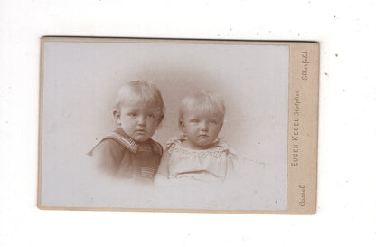 Fotografie Niedliche kleine Kinder - Kassel / Elberfeld 1890er