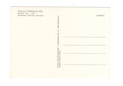 Ansichtskarte Wallfahrtskirche Vierzehnheiligen / H1-58