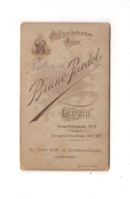 Fotografie Niedliche kleine Kinder - Leipzig 1890er / CDV M1-10