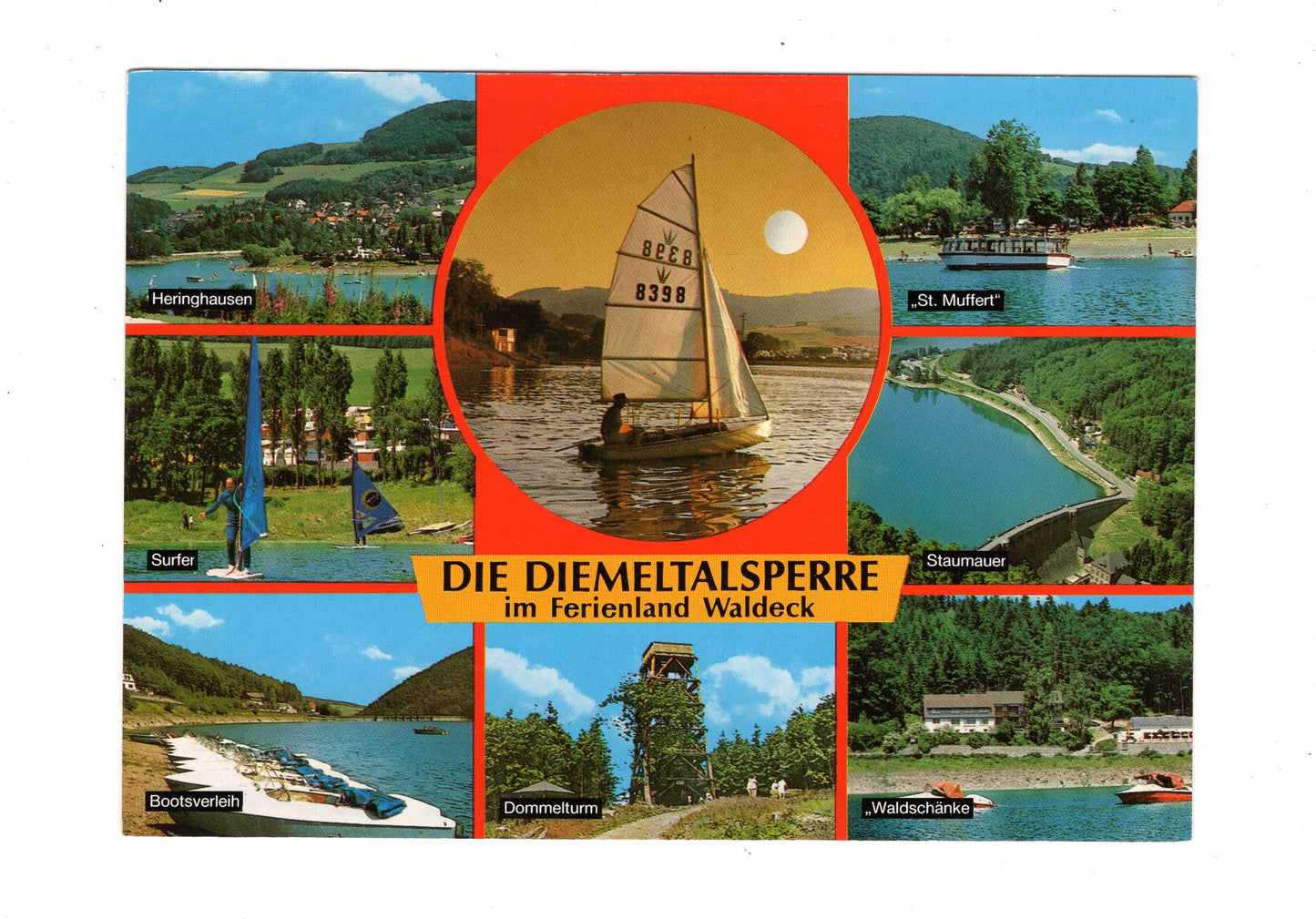 Ansichtskarte Die Diemeltalsperre im Ferienland Waldeck