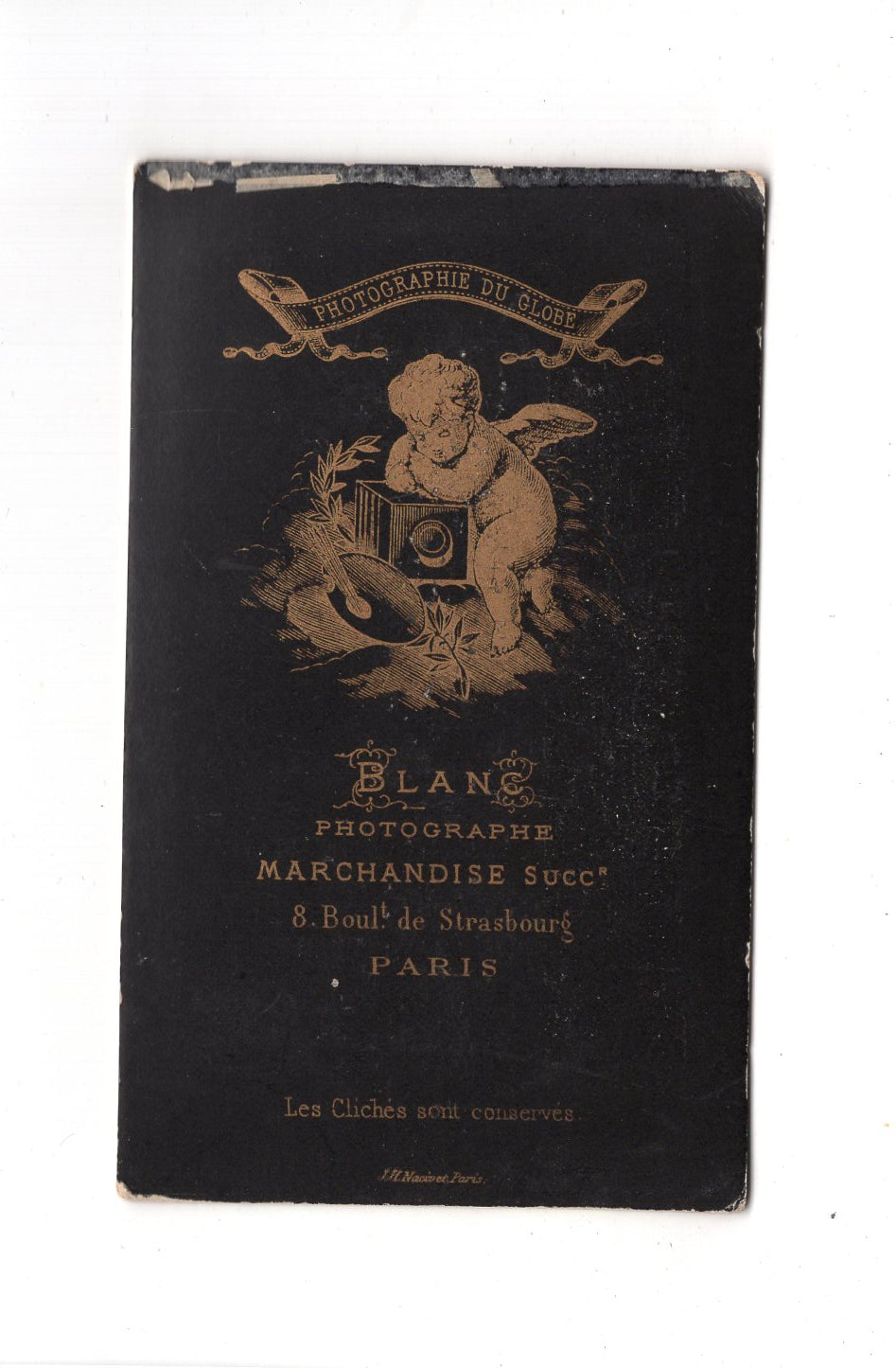 Fotografie Damenportrait - Strasbourg 1880er / CDV C1-07