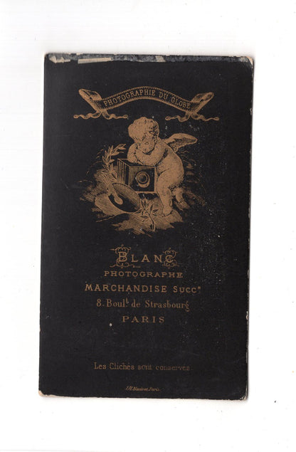 Fotografie Damenportrait - Strasbourg 1880er / CDV C1-07