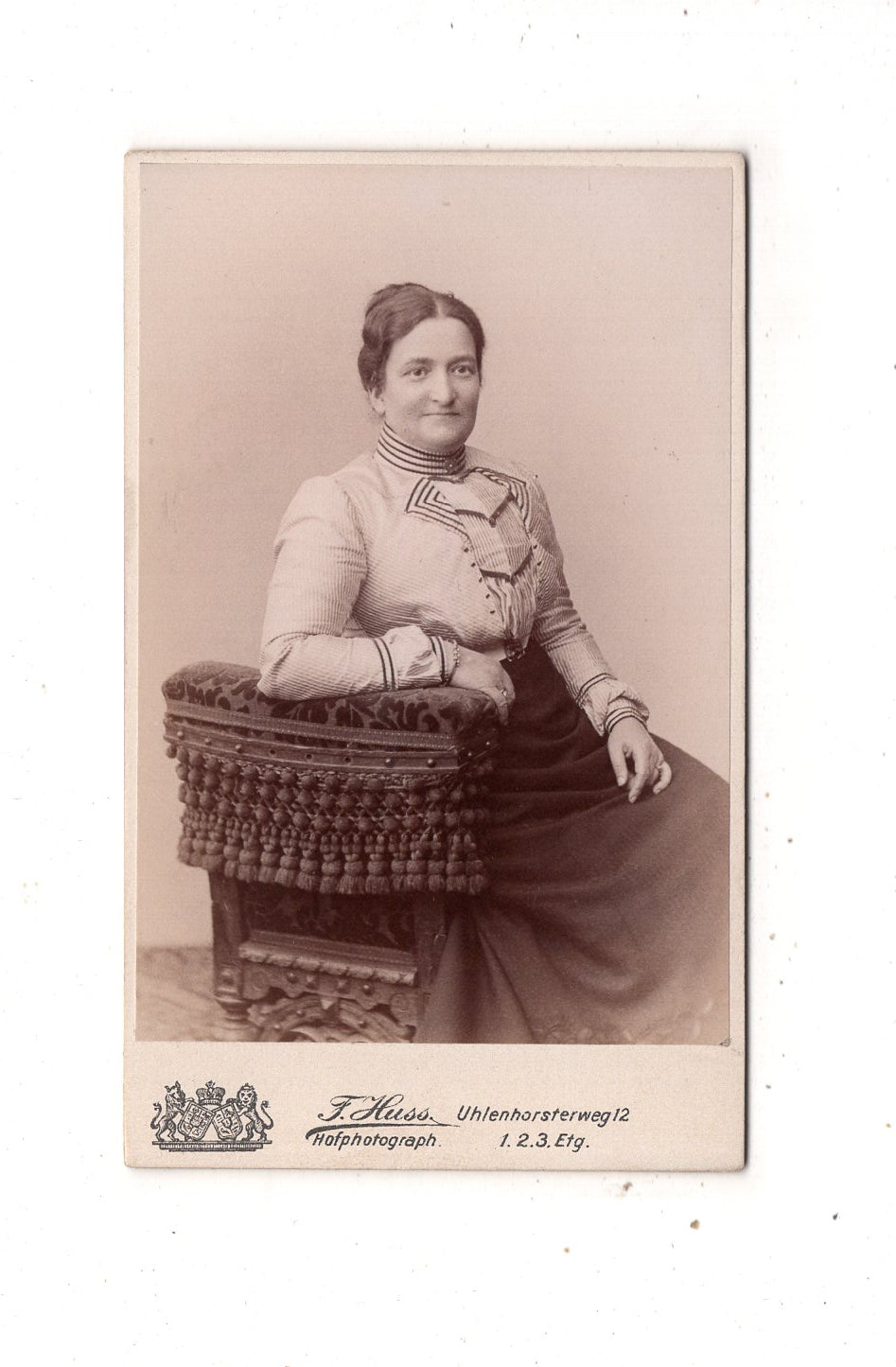 Fotografie Feine Dame - Hamburg 1890er