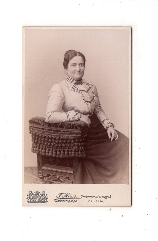 Fotografie Feine Dame - Hamburg 1890er
