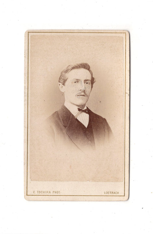 Fotografie Herrenportrait - Lörrach 1860er / CDV C1-25