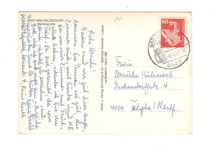 Ansichtskarte Bad Salzschlirf / Mariengrotte