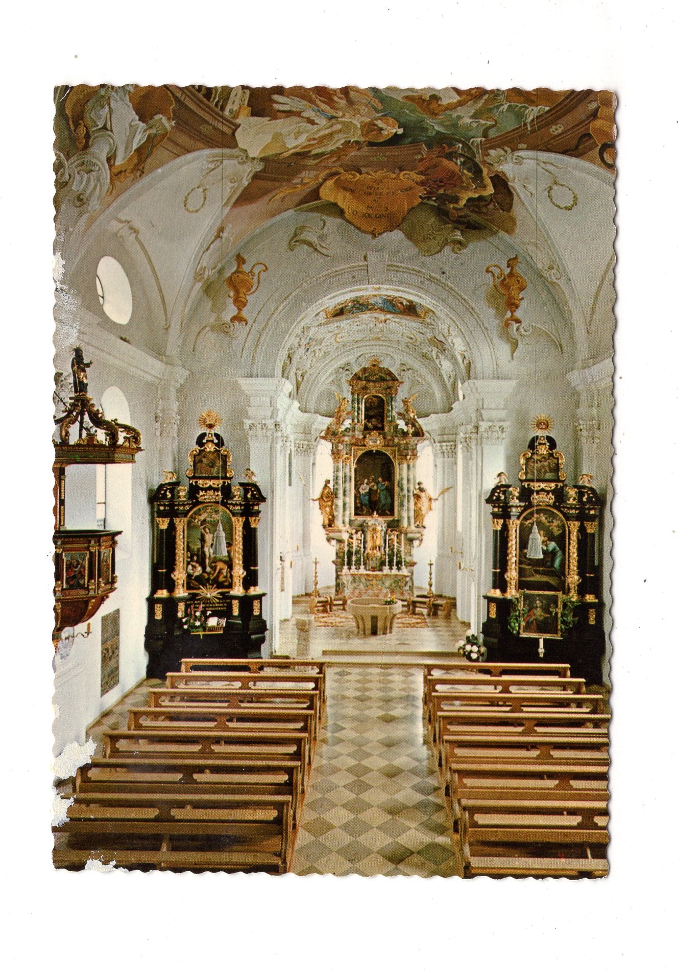 Ansichtskarte Dekanatspfarrkirche Breitenwang / Reutte / Tirol / Österreich