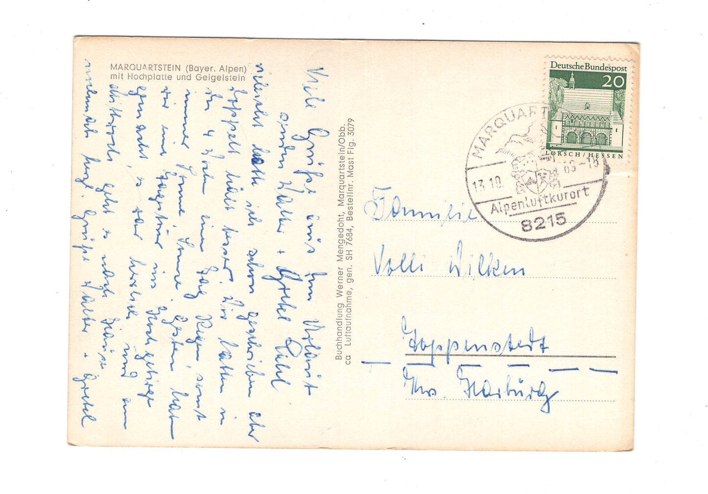 Ansichtskarte Marquartstein / Bayerische Alpen