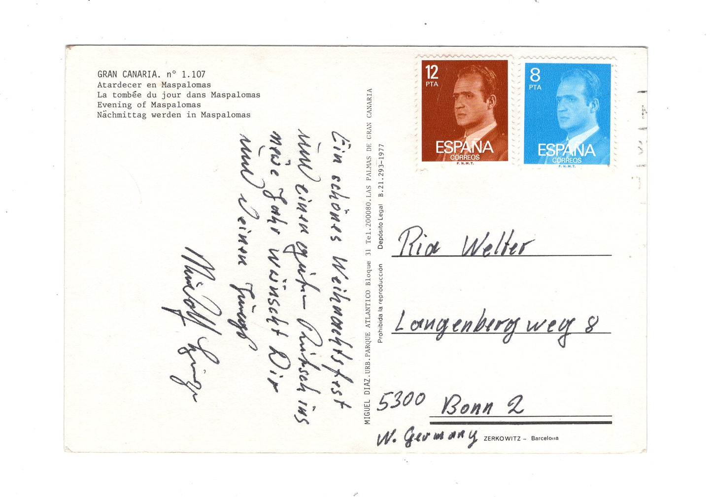 Ansichtskarte Gran Canaria / Maspalomas / Spanien