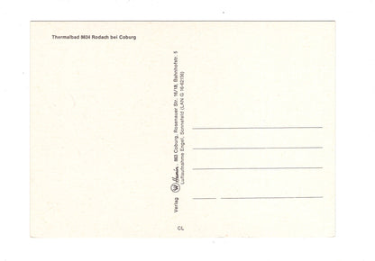 Ansichtskarte Thermalbad Rodach bei Coburg / H1-58