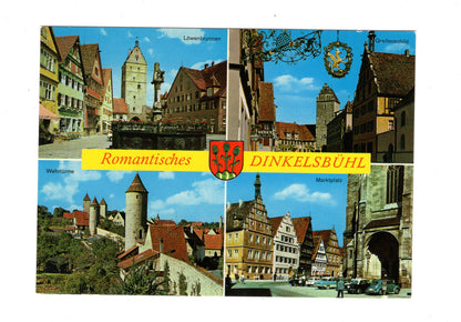 Ansichtskarte Dinkelsbühl / Löwenbrunnen / Greifenschild +++  / I1-57