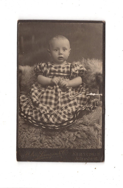 Fotografie Niedliches kleines Kind - Remscheid 1910er
