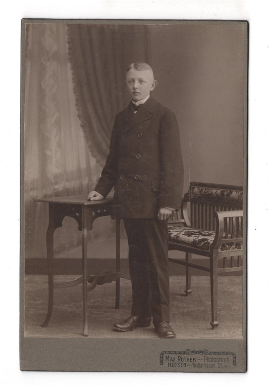 Fotografie Feiner Junge - Nossen 1900er / CAB U-27