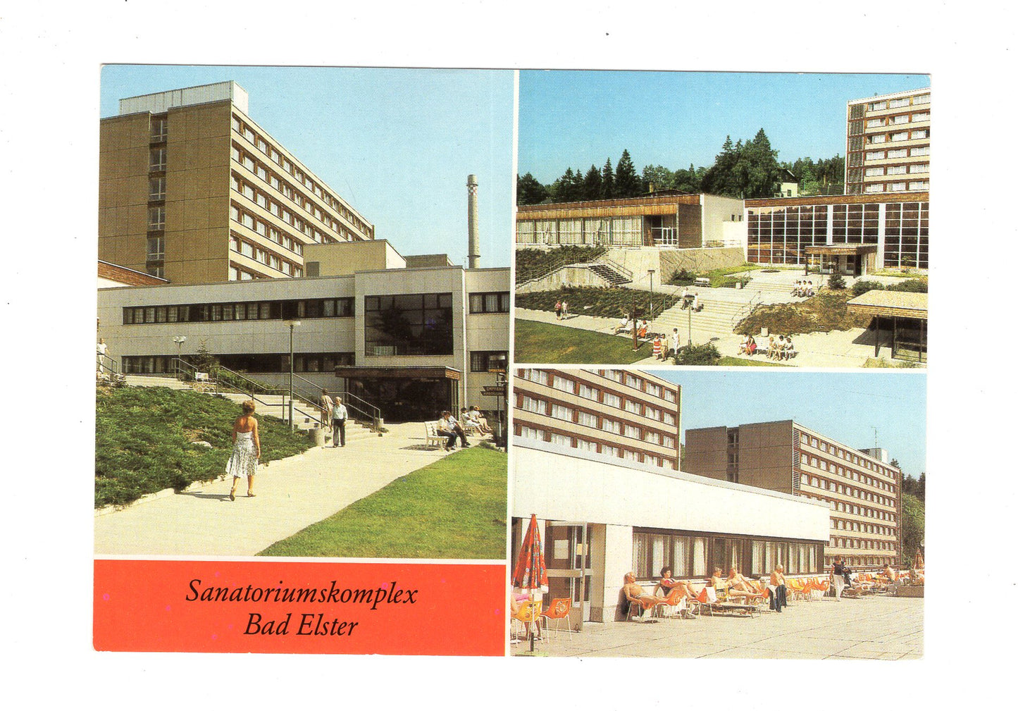 Ansichtskarte Bad Elster / Sanatoriumskomplex