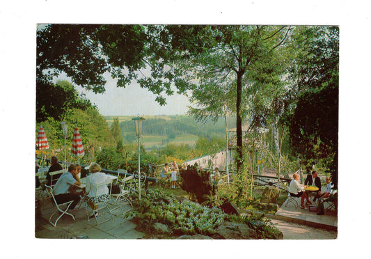Ansichtskarte Café-Gaststätte Malergarten Trebgast zwischen Bayreuth und Kulmbach