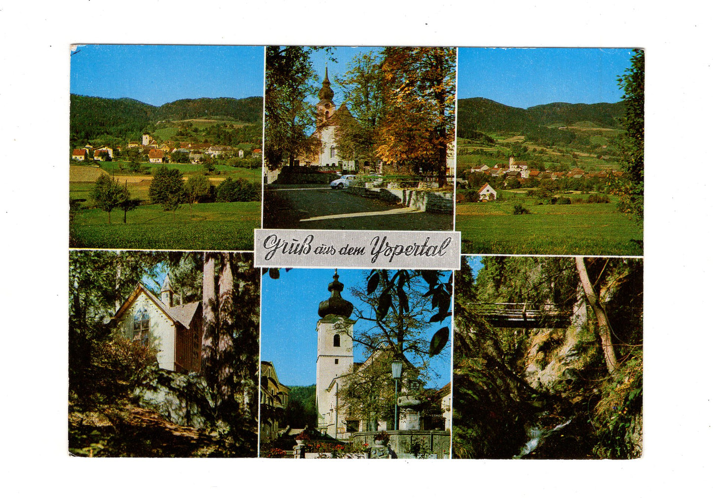 Ansichtskarte Yspertal / Österreich