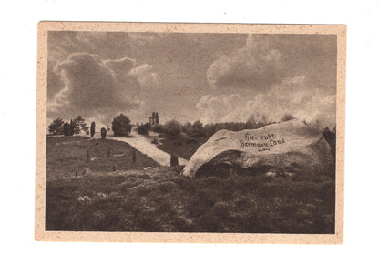 Ansichtskarte Lüneburger Heide / Hermann-Löns-Grab