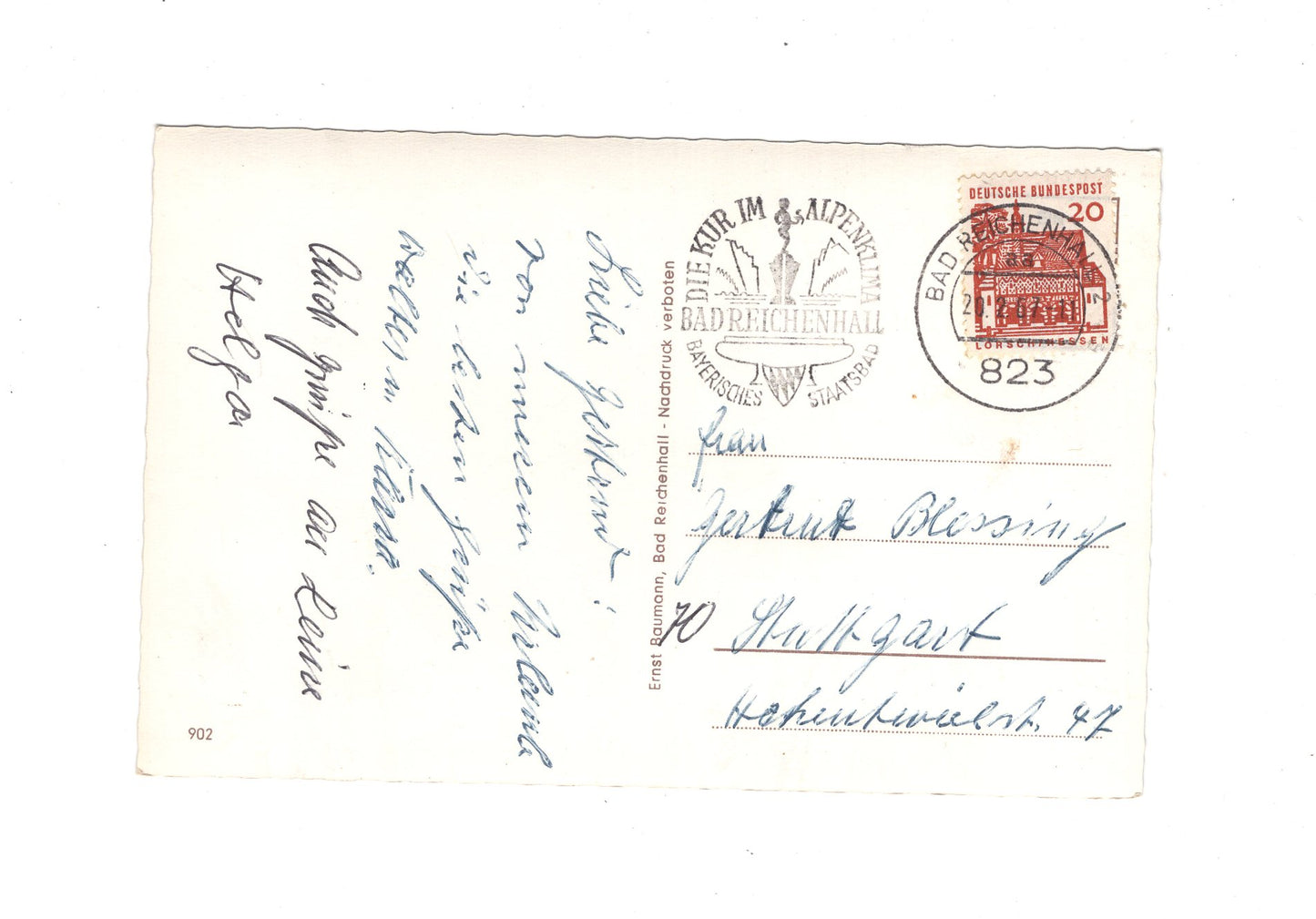 Ansichtskarte Bayerisch Gmain