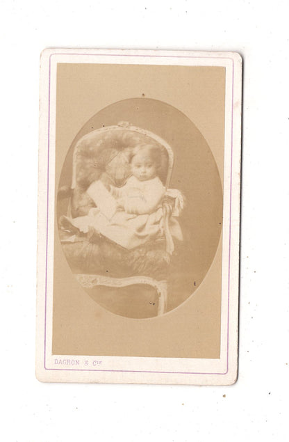Fotografie Niedliches kleines Kind - Paris 1870er