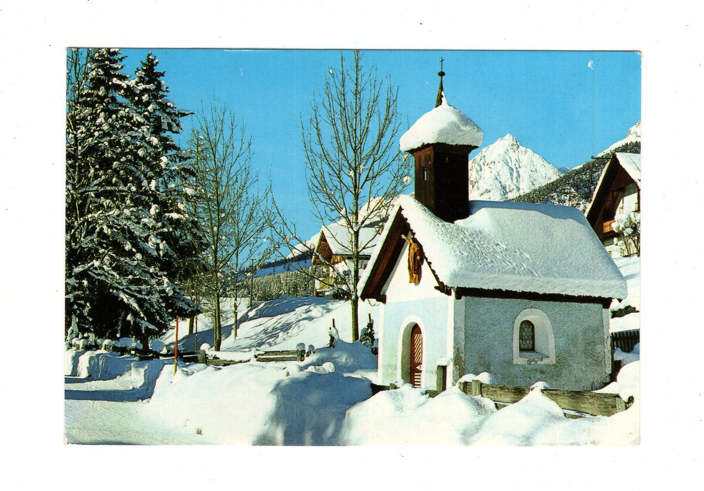 Ansichtskarte Leutasch / Kapelle in Plaik / Österreich