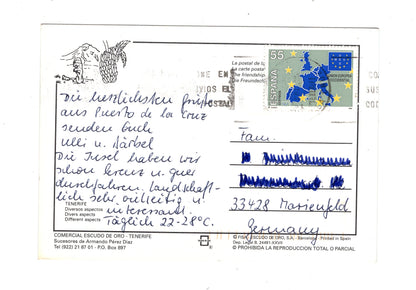 Ansichtskarte Teneriffa / Spanien