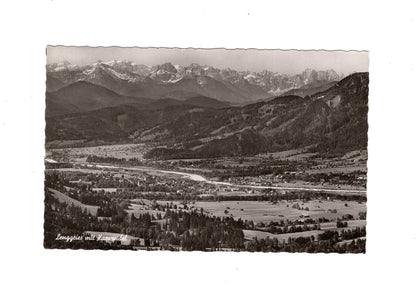 Ansichtskarte Lenggries mit Karwendel