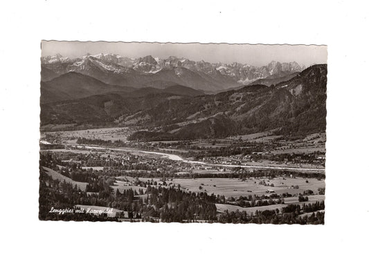 Ansichtskarte Lenggries mit Karwendel