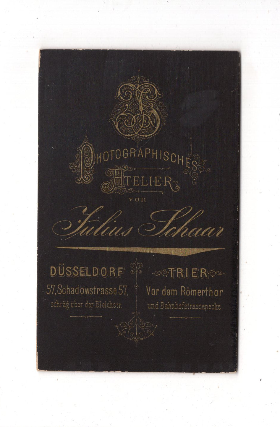 Fotografie Feine Dame - Düsseldorf & Trier 1880er / CDV L1-29