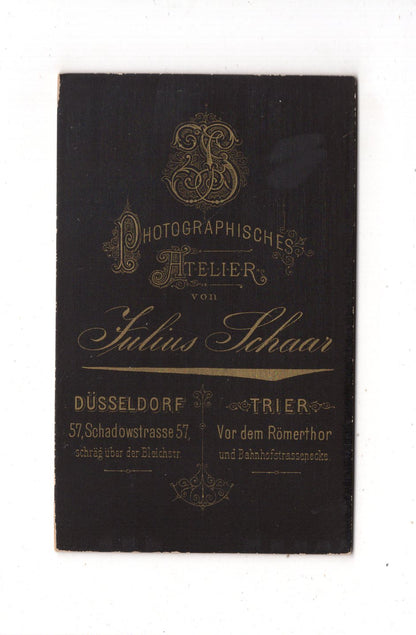 Fotografie Feine Dame - Düsseldorf & Trier 1880er / CDV L1-29