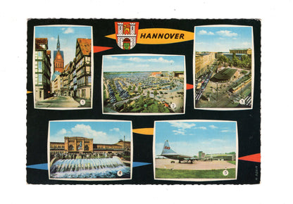 Ansichtskarte Hannover / Flughafen - Hauptbahnhof +++ / G1-62
