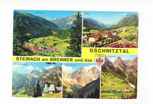 Ansichtskarte Steinach am Brenner und das Gschnitztal / Tirol / Österreich