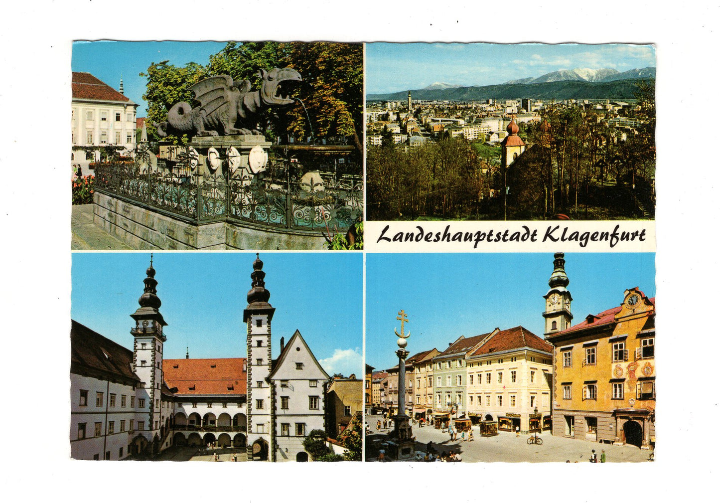 Ansichtskarte Landeshauptstadt Klagenfurt / Kärnten / Österreich