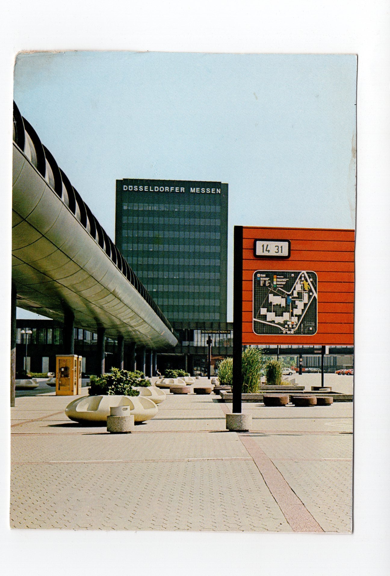 Ansichtskarte Düsseldorf / Messegelände Drupa 77