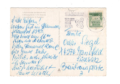 Ansichtskarte Hannover / Flughafen - Hauptbahnhof +++ / G1-62