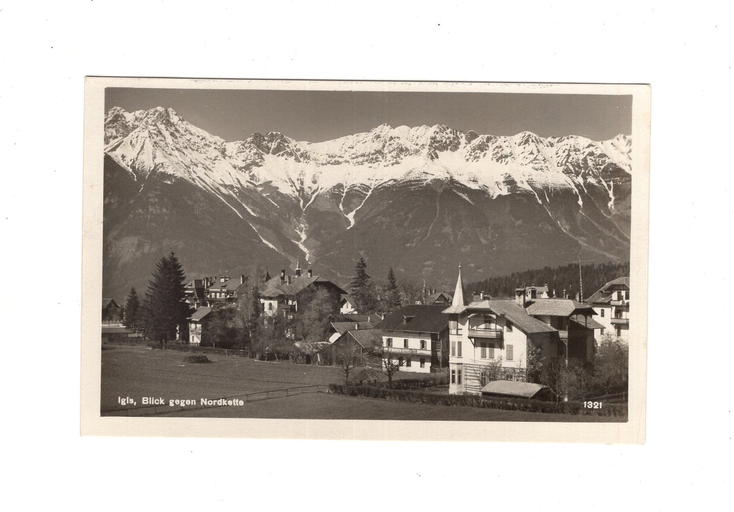Ansichtskarte Igls / Blick gegen Nordkette / Österreich
