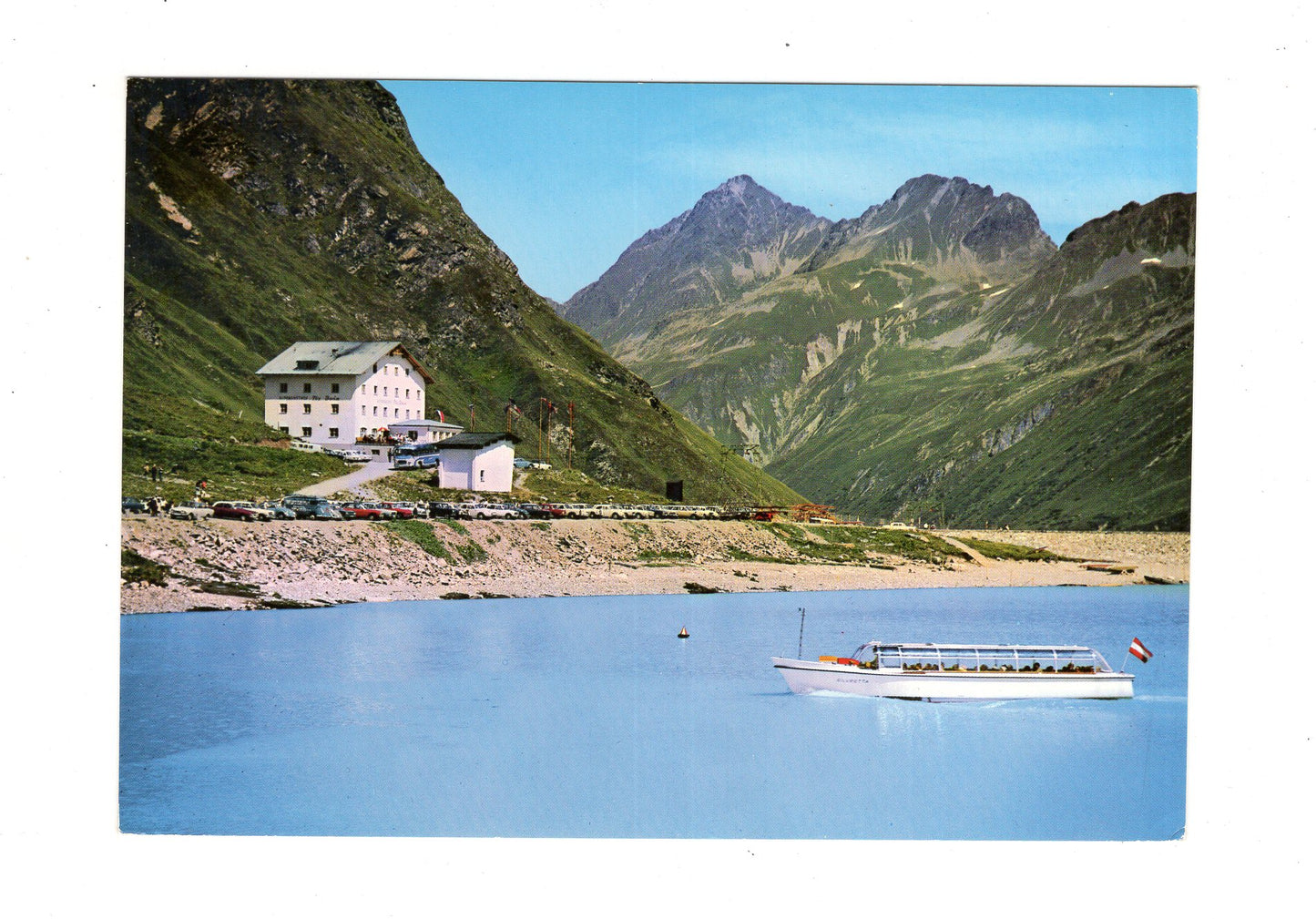 Ansichtskarte Alpengasthof PIZ BUIN / Silvretta / Österreich