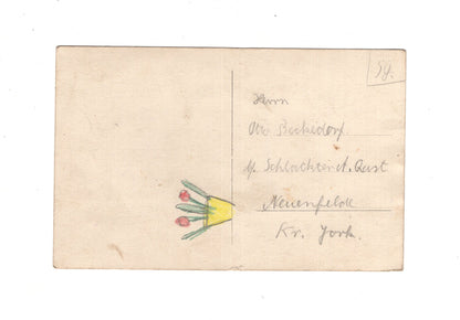 Ansichtskarte Soldaten im Lazarett