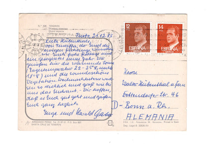 Ansichtskarte Teneriffa / Spanien