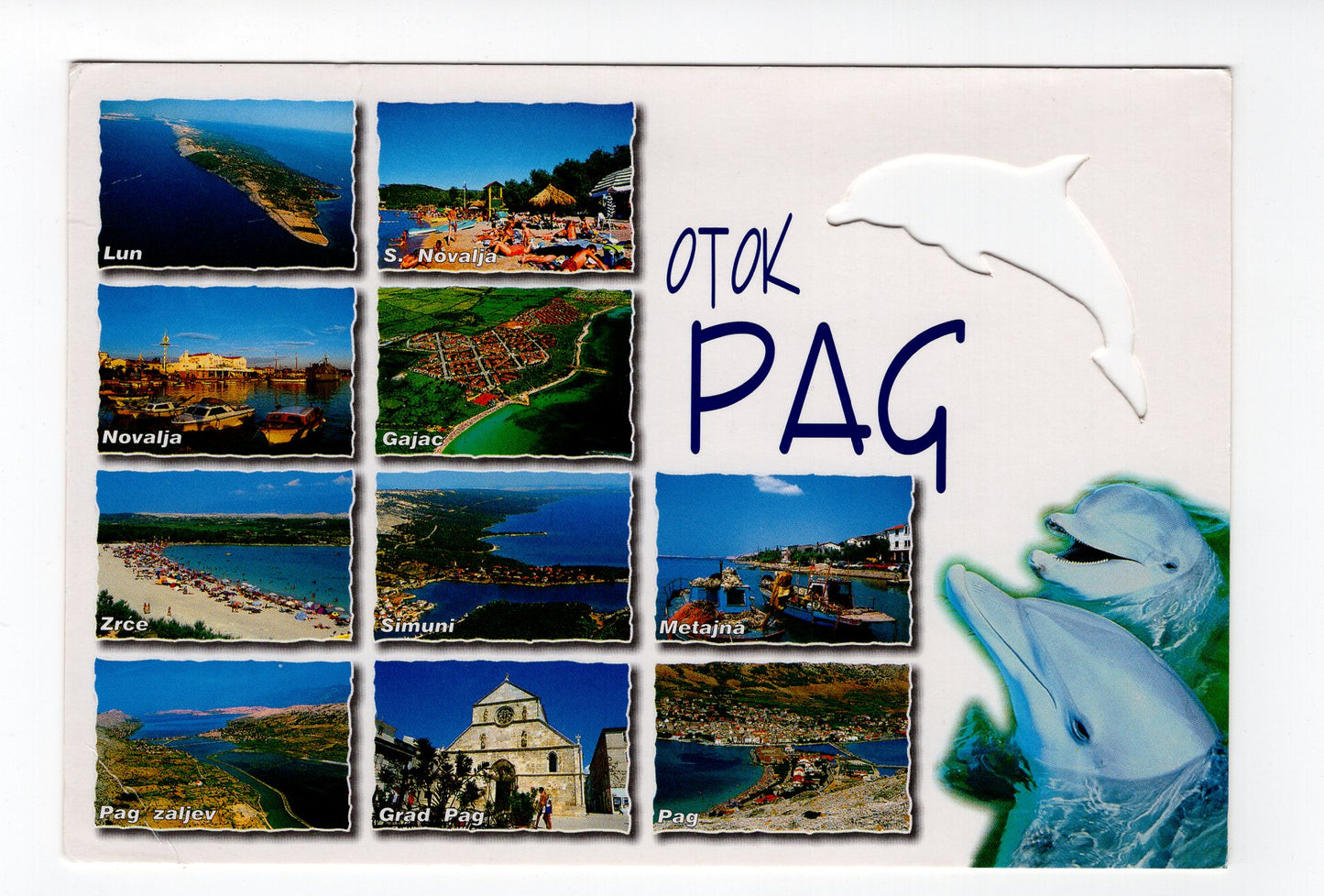 Ansichtskarte Insel Pag / Kroatien