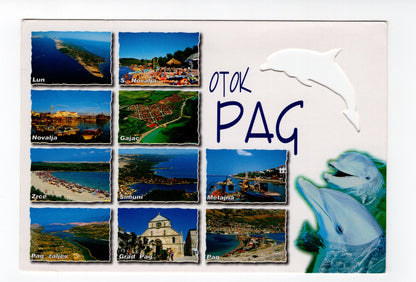 Ansichtskarte Insel Pag / Kroatien