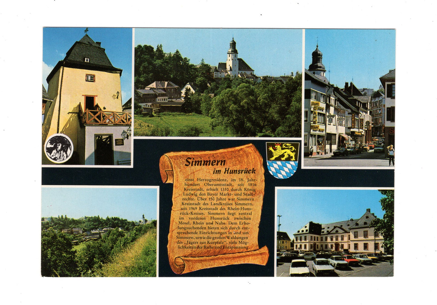 Ansichtskarte Simmern im Hunsrück