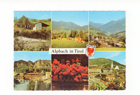 Ansichtskarte Alpbach / Tirol / Österreich
