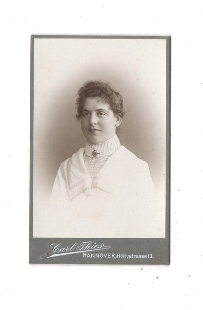 Fotografie Damenportrait - Hannover um 1900