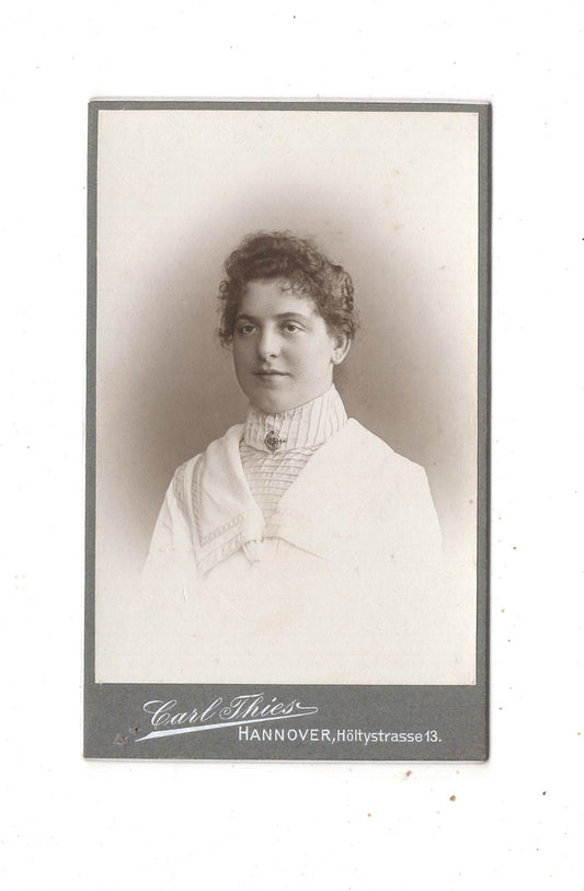 Fotografie Damenportrait - Hannover um 1900