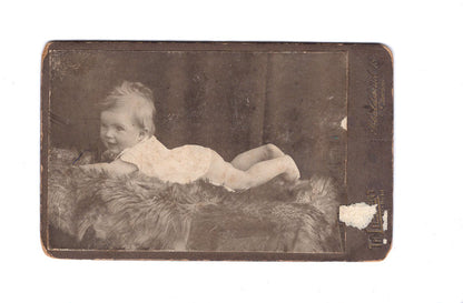 Fotografie Schönes Kinderbild / Baby - Sebaldsbrück bei Bremen um 1910