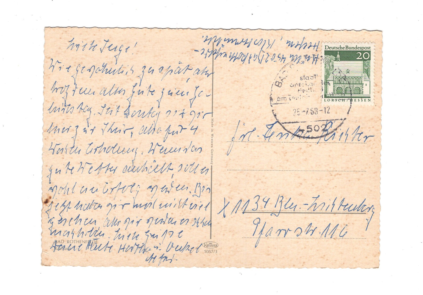 Ansichtskarte Bad Rothenfelde / Kurhaus