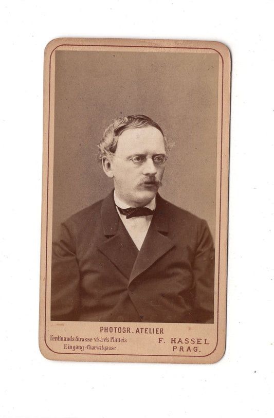Fotografie Herrenportrait - Prag 1870er / CDV C1-26