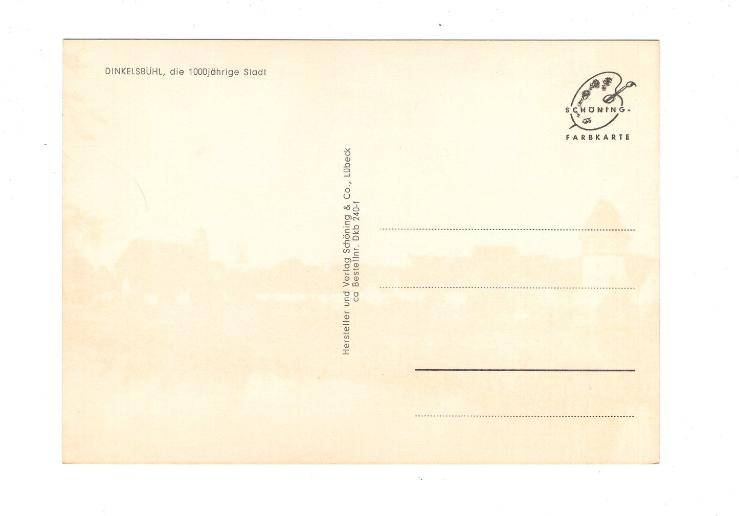 Ansichtskarte Dinkelsbühl - die tausendjährige Stadt  / I1-57