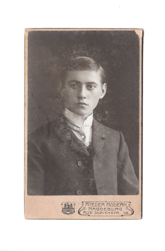 Fotografie Herrenportrait - Magdeburg 1900er