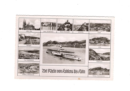 Ansichtskarte Der Rhein von Koblenz bis Köln